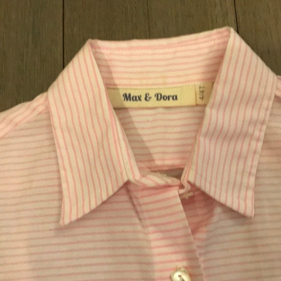 Max & Dora striped tie up shirt - Picture 4 of 7